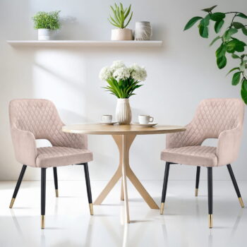 Stolica Borgo Velvet Beige 1