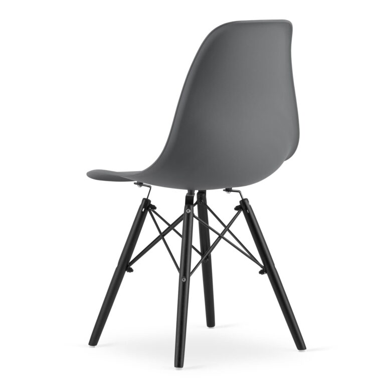 Stolica Oslo Grey On Black 5