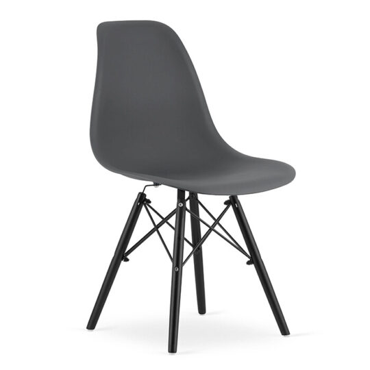 Stolica Oslo Grey On Black