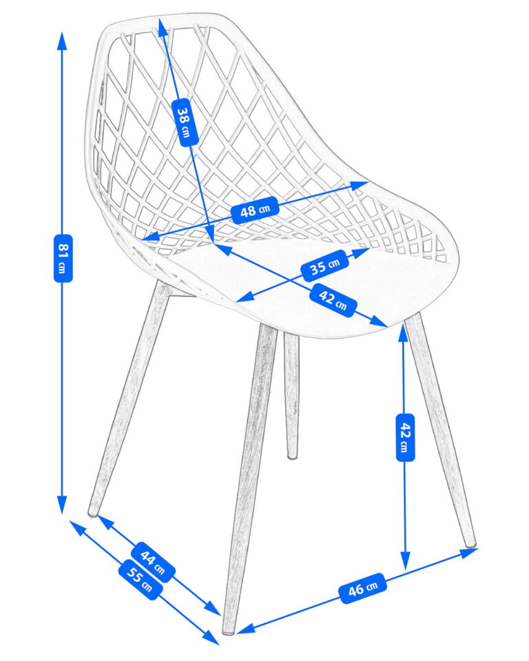 Vrtna Stolica Aranda Blue 2