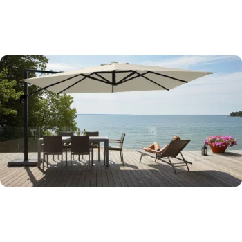 Vrtni Suncobran 420cm Plonos Beige 6