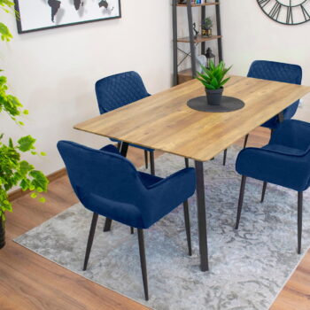 Stolica Amalfi Blue Velvet 6