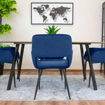 Stolica Amalfi Blue Velvet 7