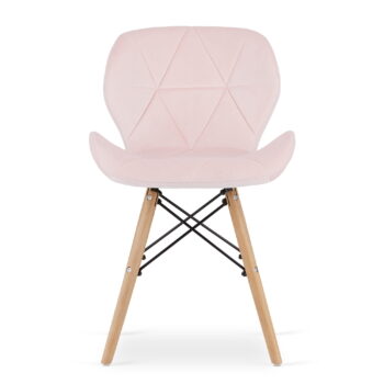 Stolica Lago Velvet Pink 1