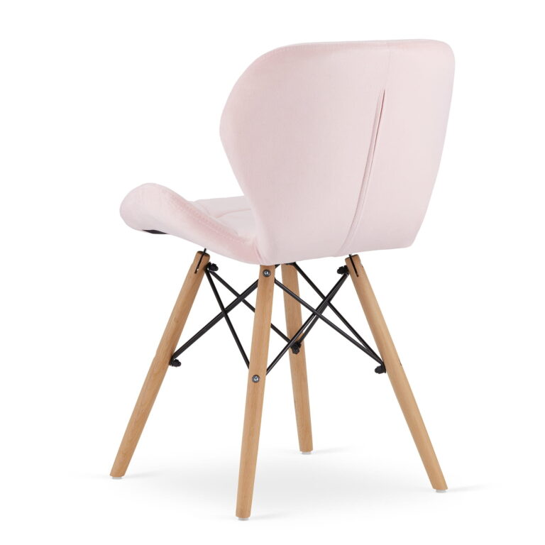 Stolica Lago Velvet Pink 3
