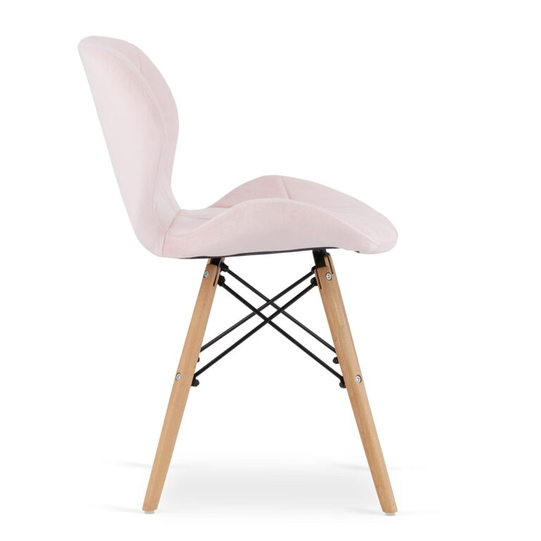 Stolica Lago Velvet Pink 4
