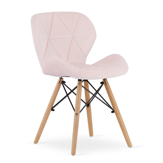 Stolica Lago Velvet Pink