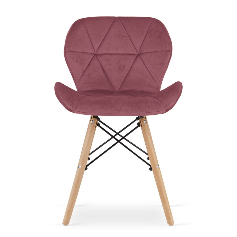 Stolica Lago Velvet Rose 1