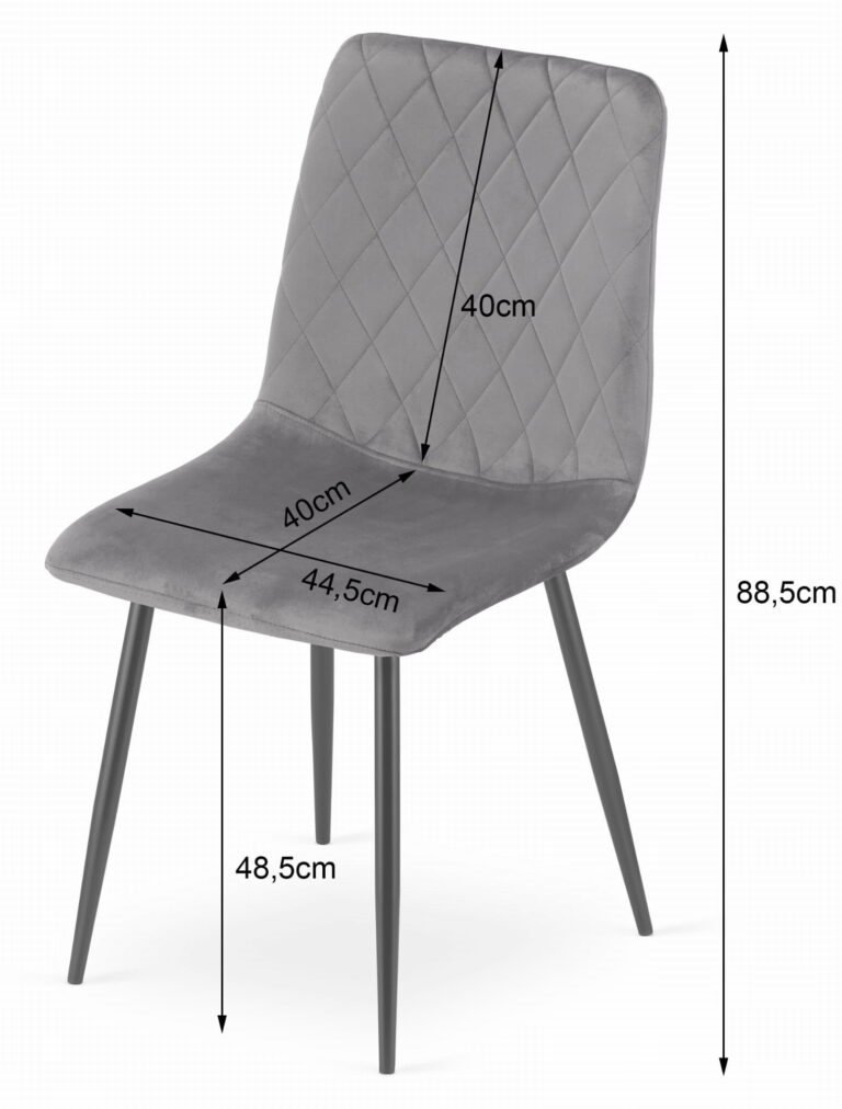 Stolica Turin Light Grey 4