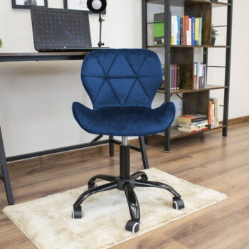 Uredska Stolica Noto Blue Velvet 8