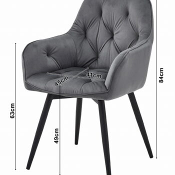 Stolica Jork 360 Dark Beige 3