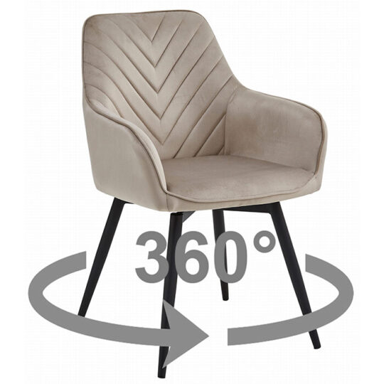 Stolica Nana 360 Dark Beige