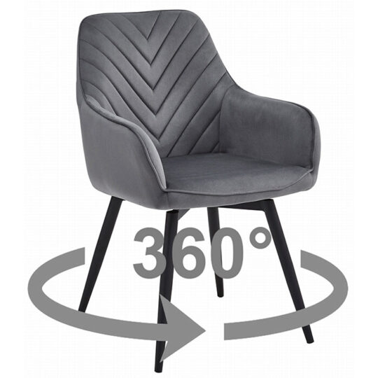 Stolica Nana 360 Dark Grey