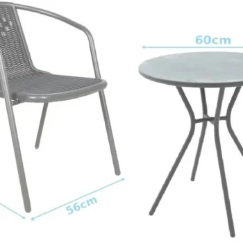 Vrtna Garnitura Simple Graphite 2