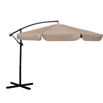 Vrtni Suncobran 8 Segmenata 350 Cm S Navlakom Plonos Pl 881 Beige 1