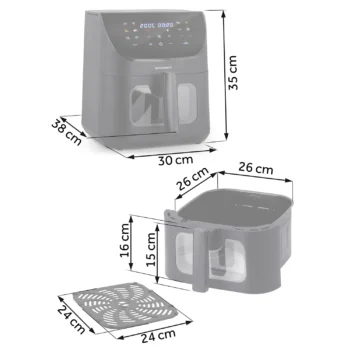 Air Fryer Berdsen Bd 660 Crna 2