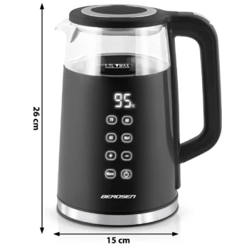 Kuhalo Za Vodu 1,7l Berdsen Bd 707 Crni 5