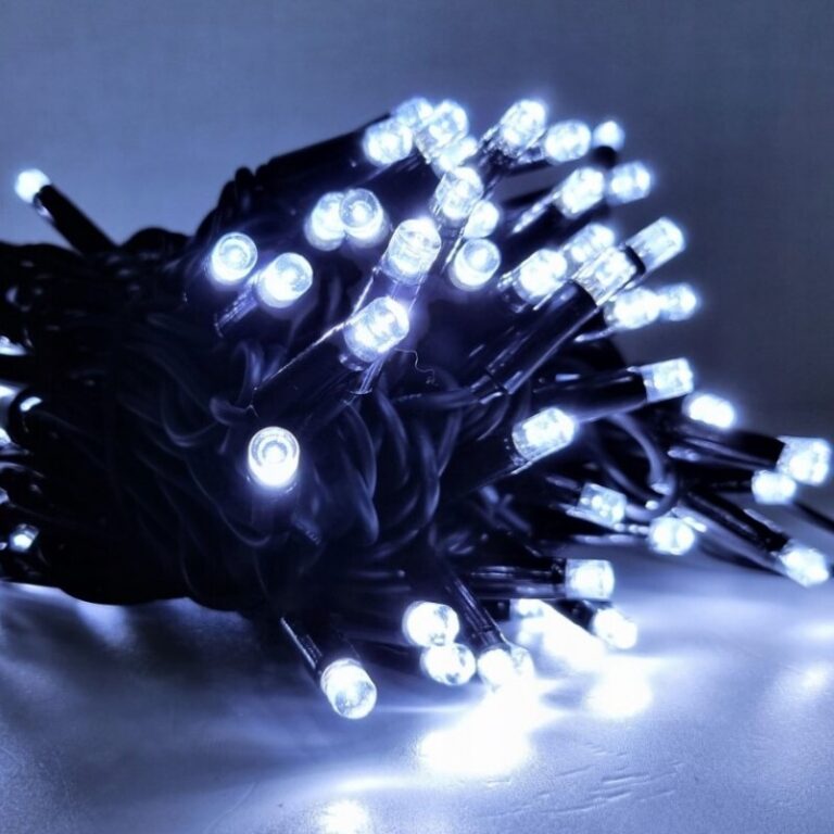 Božićne Lampice Unutarnje Vanjske 100 Led Bijela 4