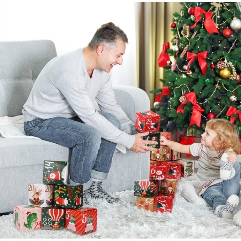 Diy Adventski Kalendar 24 šarene Kutije Za Otvaranje 4
