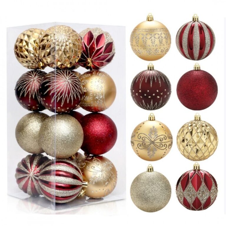 Kuglice Za Bor 16kom Red Winter 1