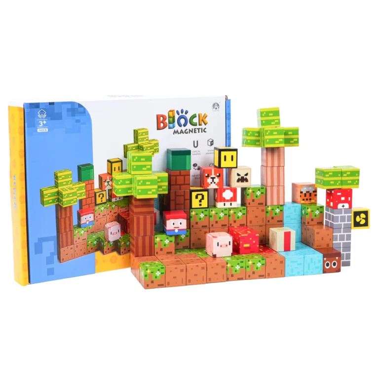 Set Magnetnih Kocki 84kom Playful World 4