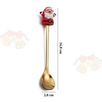 Set žlica S Božićnim Figuricama 6 Komada Lyz6 3