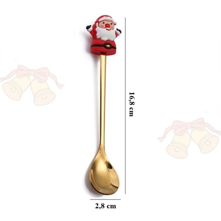 Set žlica S Božićnim Figuricama 6 Komada Lyz6 3
