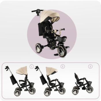 Dječji Tricikl Momi Ivi Beige 4u1 8