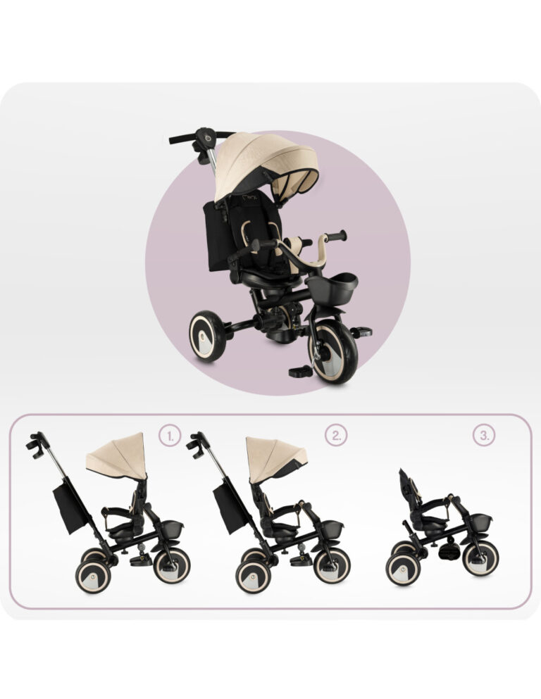 Dječji Tricikl Momi Ivi Beige 4u1 8