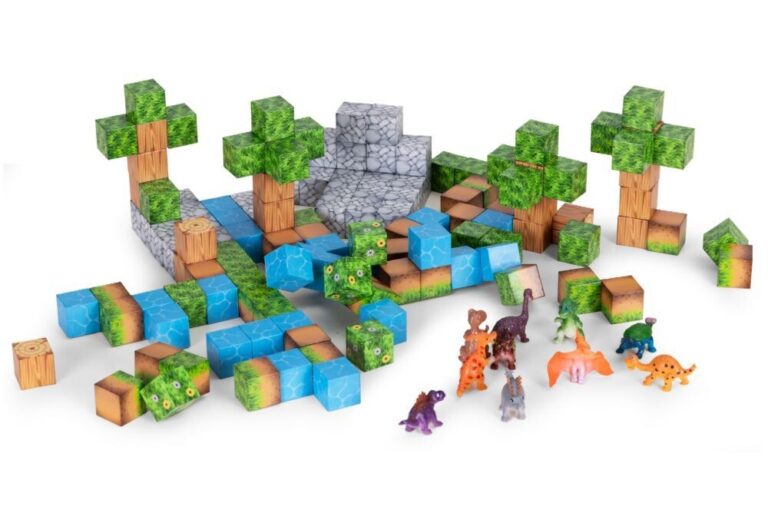 Set Magnetnih Kocki 142kom Jurrasic World 6