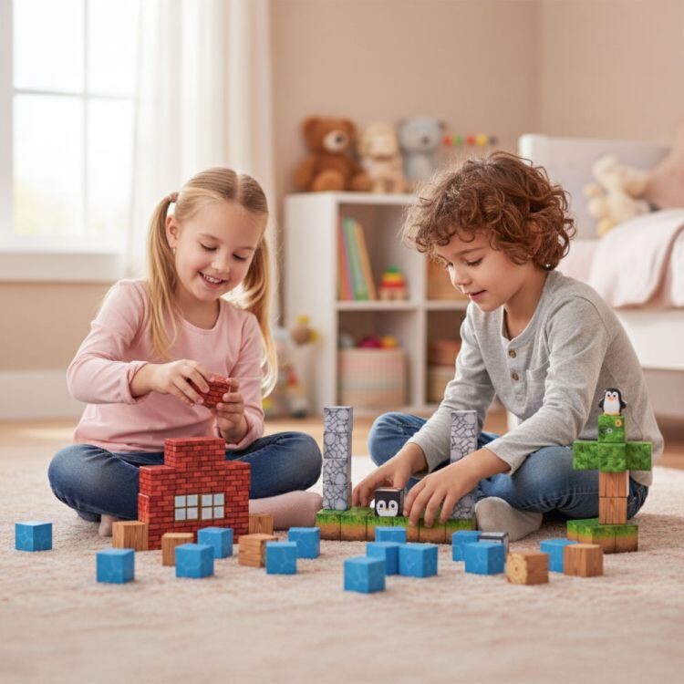 Set Magnetnih Kocki 87kom Simple Fun 1