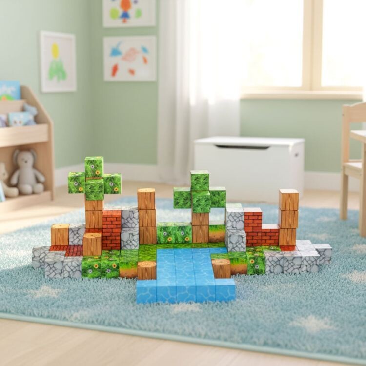 Set Magnetnih Kocki 87kom Simple Fun 2