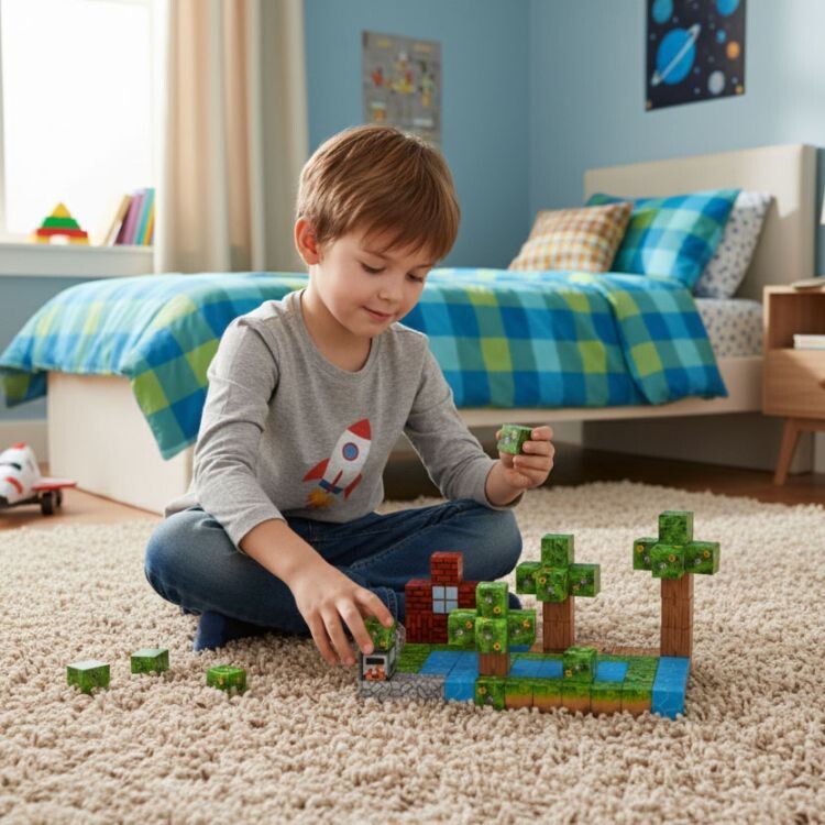 Set Magnetnih Kocki 88kom Play House 1