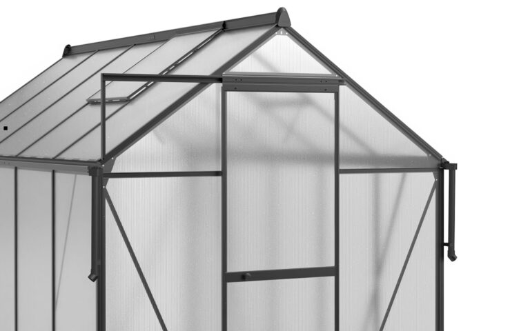 Staklenik Polikarbonatni 183x303cm Crni Cultivo 2