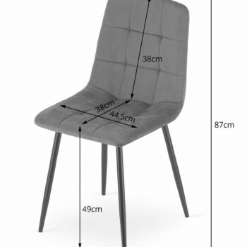 Stolica Outlet Kara Crna 2