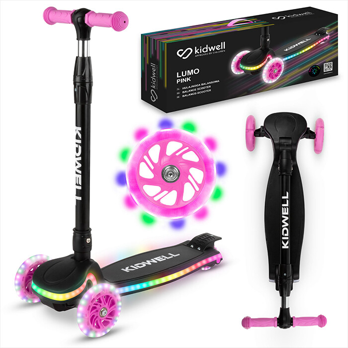 Kidwell Svjetleći Romobil Lumo Rozi