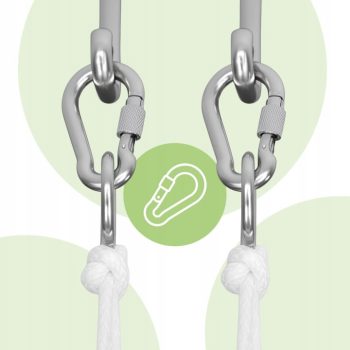 Dječja Ljuljačka 3u1 Baby Swing Grey 10