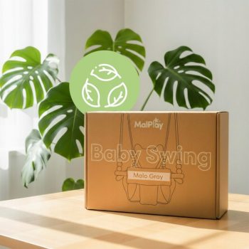 Dječja Ljuljačka 3u1 Baby Swing Grey 11