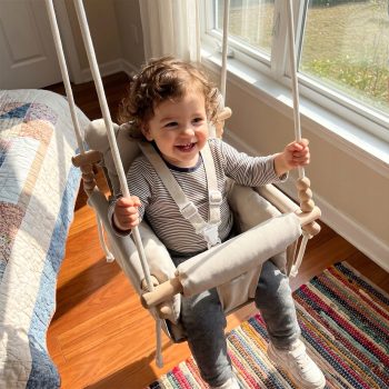 Dječja Ljuljačka 3u1 Baby Swing Grey 8