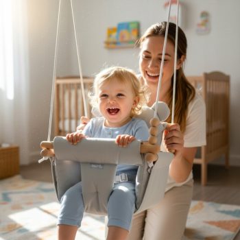 Dječja Ljuljačka 3u1 Baby Swing Grey 9