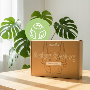 Dječja Ljuljačka 3u1 Baby Swing Pink 11