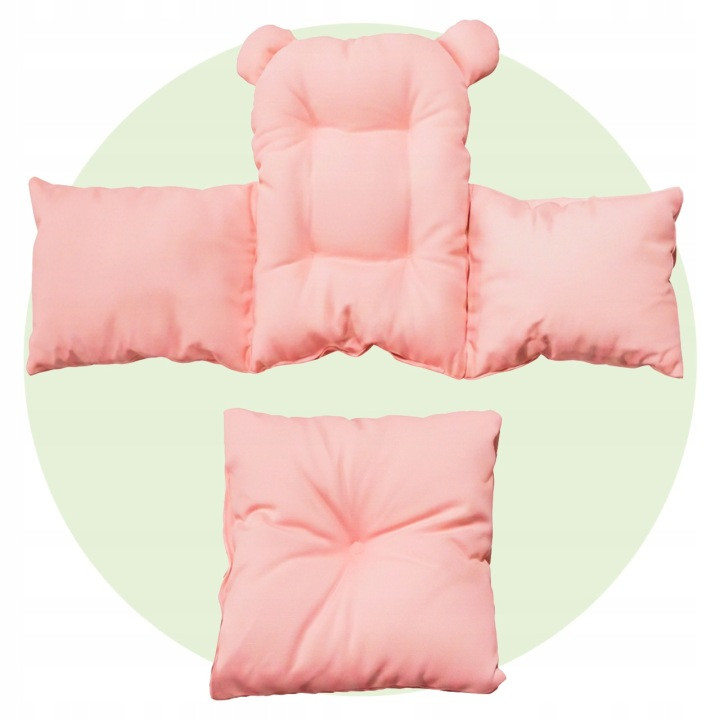 Dječja Ljuljačka 3u1 Baby Swing Pink 3