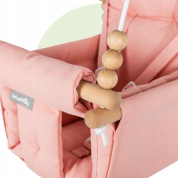 Dječja Ljuljačka 3u1 Baby Swing Pink 7