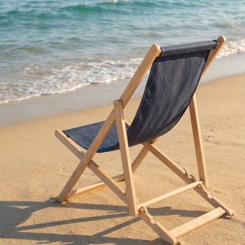 Sklopiva Drvena Ležaljka Relax Navy Blue 4